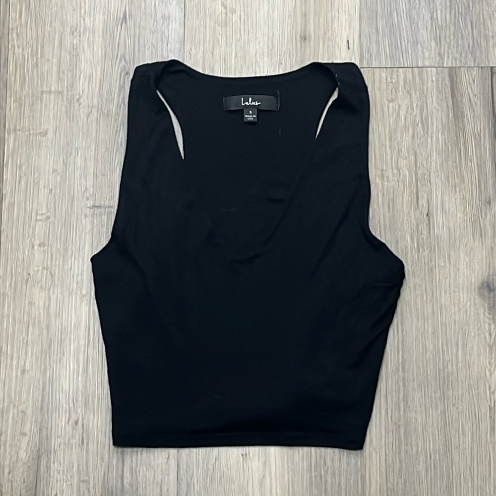 Lulus Cropped Vneck Tank